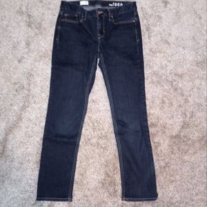 GAP Denim 28R 1969 Real Straight Jeans in Dark Indigo Wash